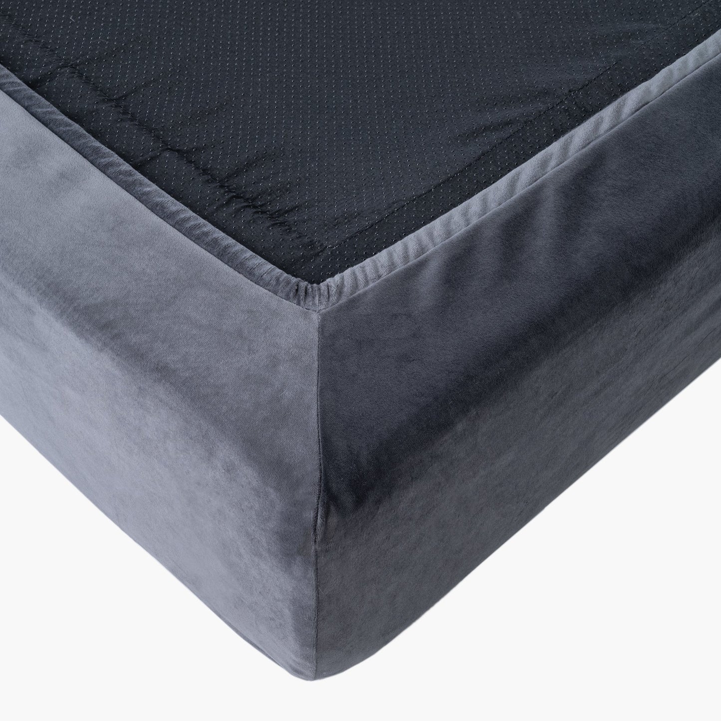 Velvet Easy Fit Hundebettbezug - Anthrazit