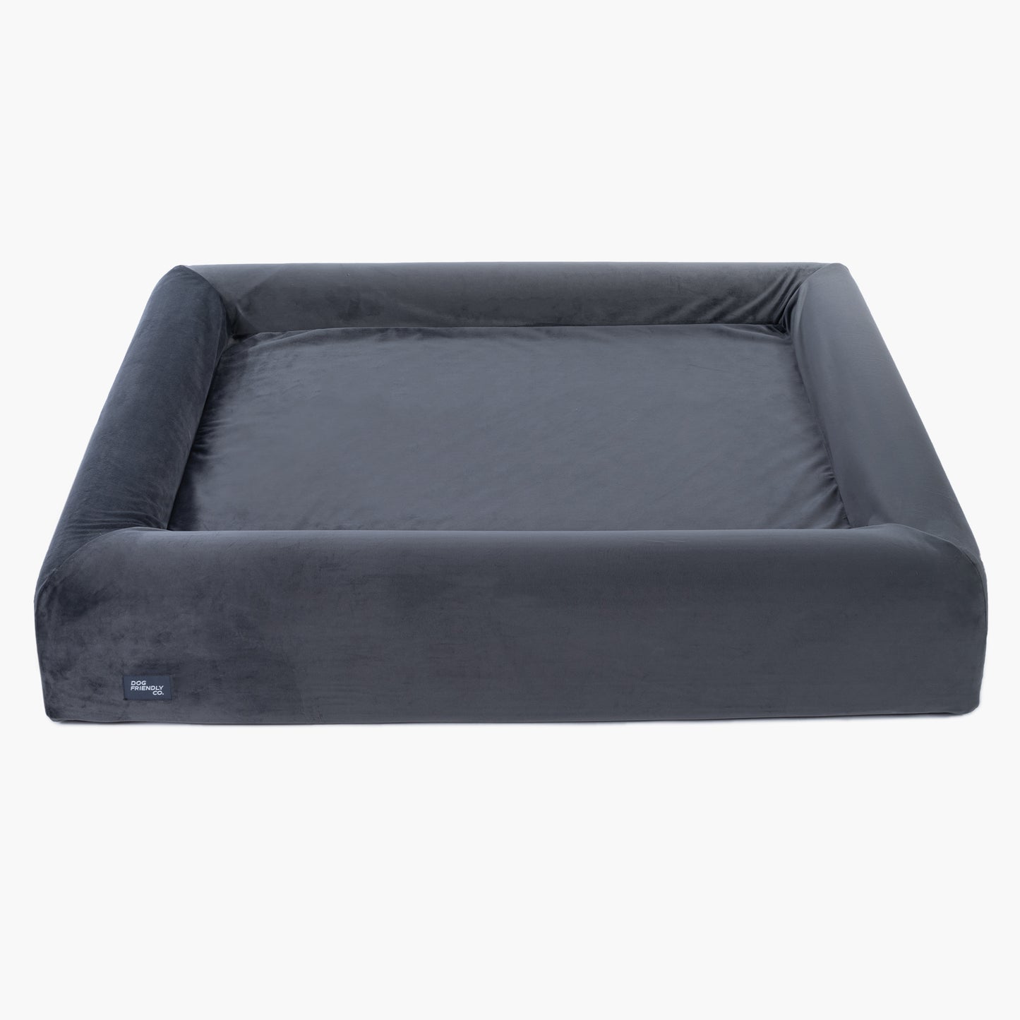 Velvet Easy Fit Hundebettbezug - Anthrazit