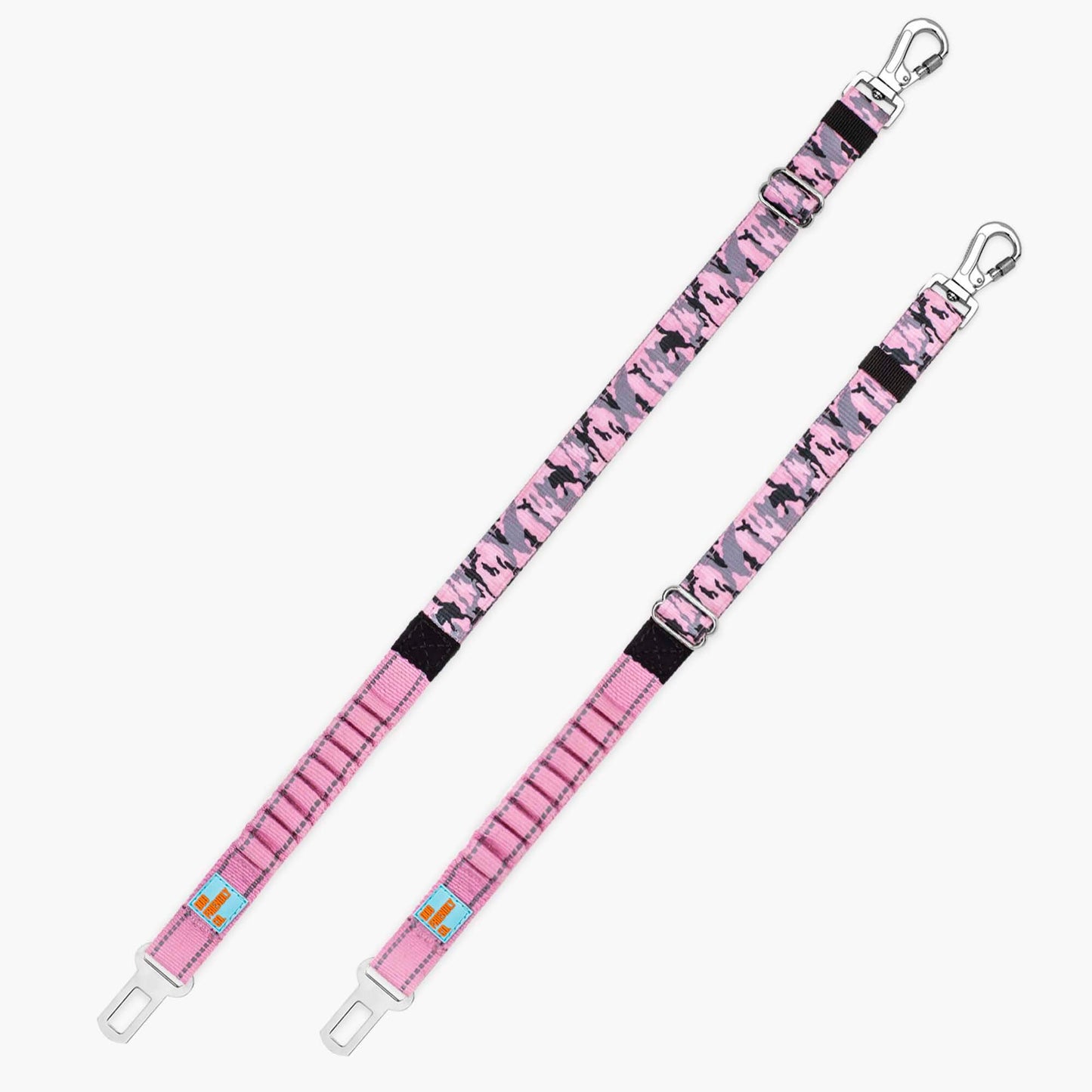 Hundesitzgurt - Rosa Camouflage