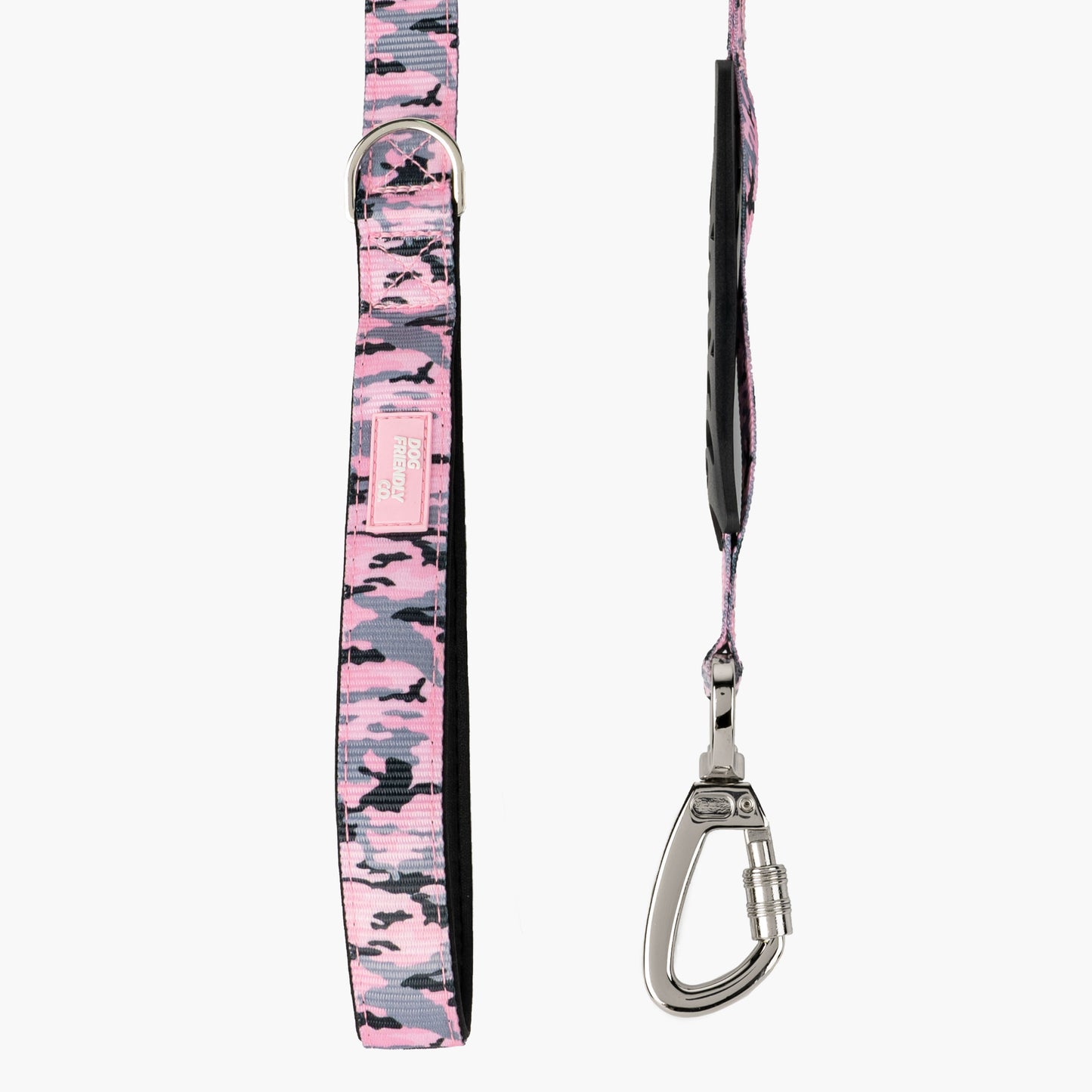 Klassische Hundeleine - Pink Camo