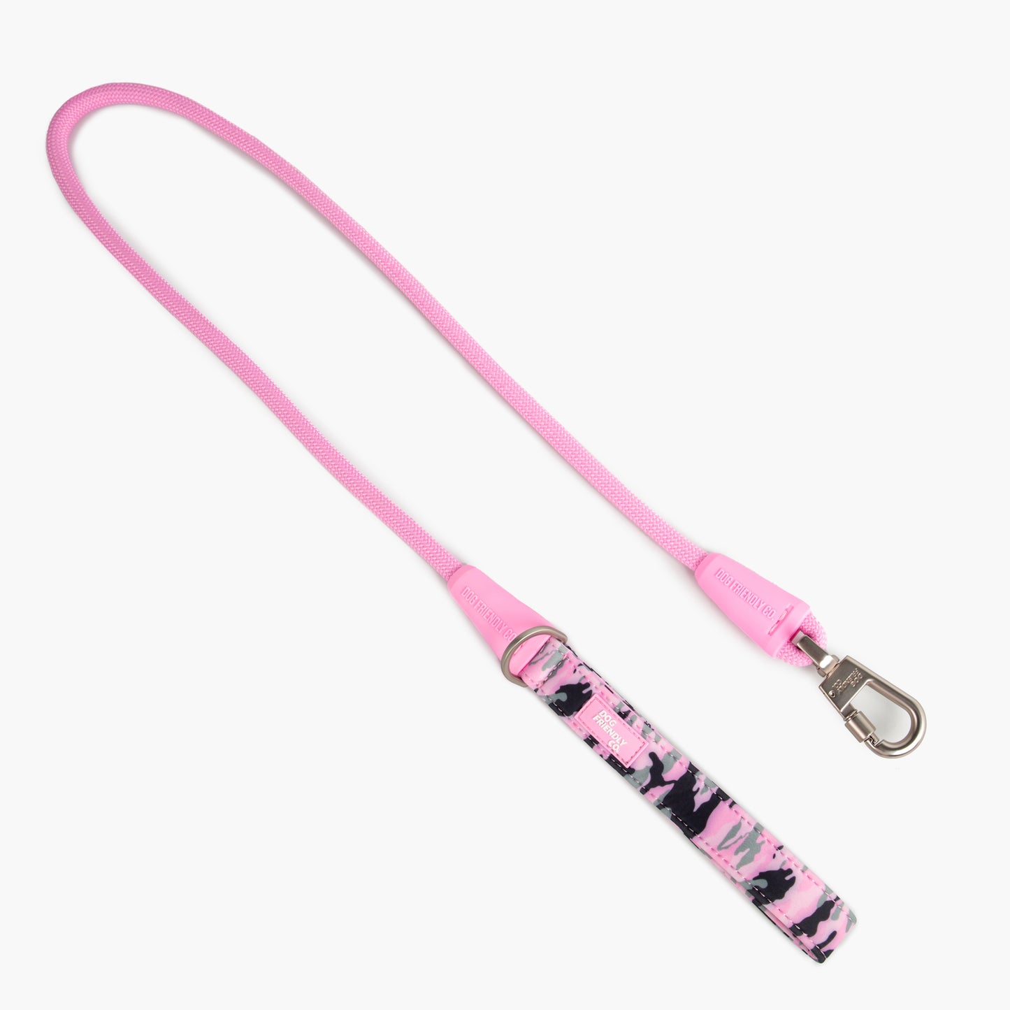 Halsband-Set für Spaziergänge - Rosa Camouflage