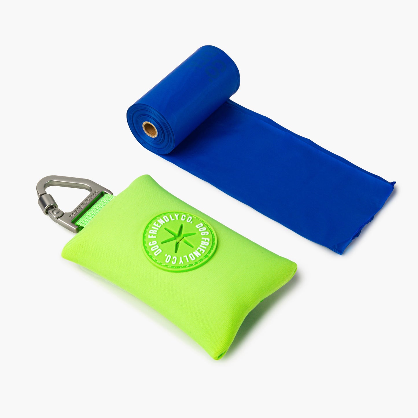 Halsband-Set für Spaziergänge - Neon Grün