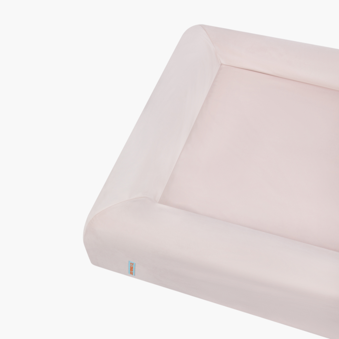 Velvet Easy Fit Hundebettbezug - Rosa