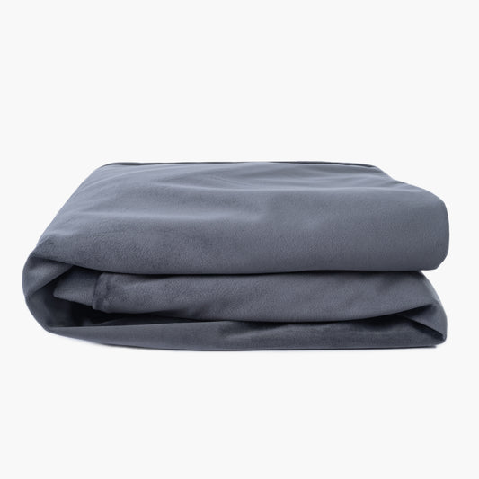 Velvet Easy Fit Hundebettbezug - Anthrazit