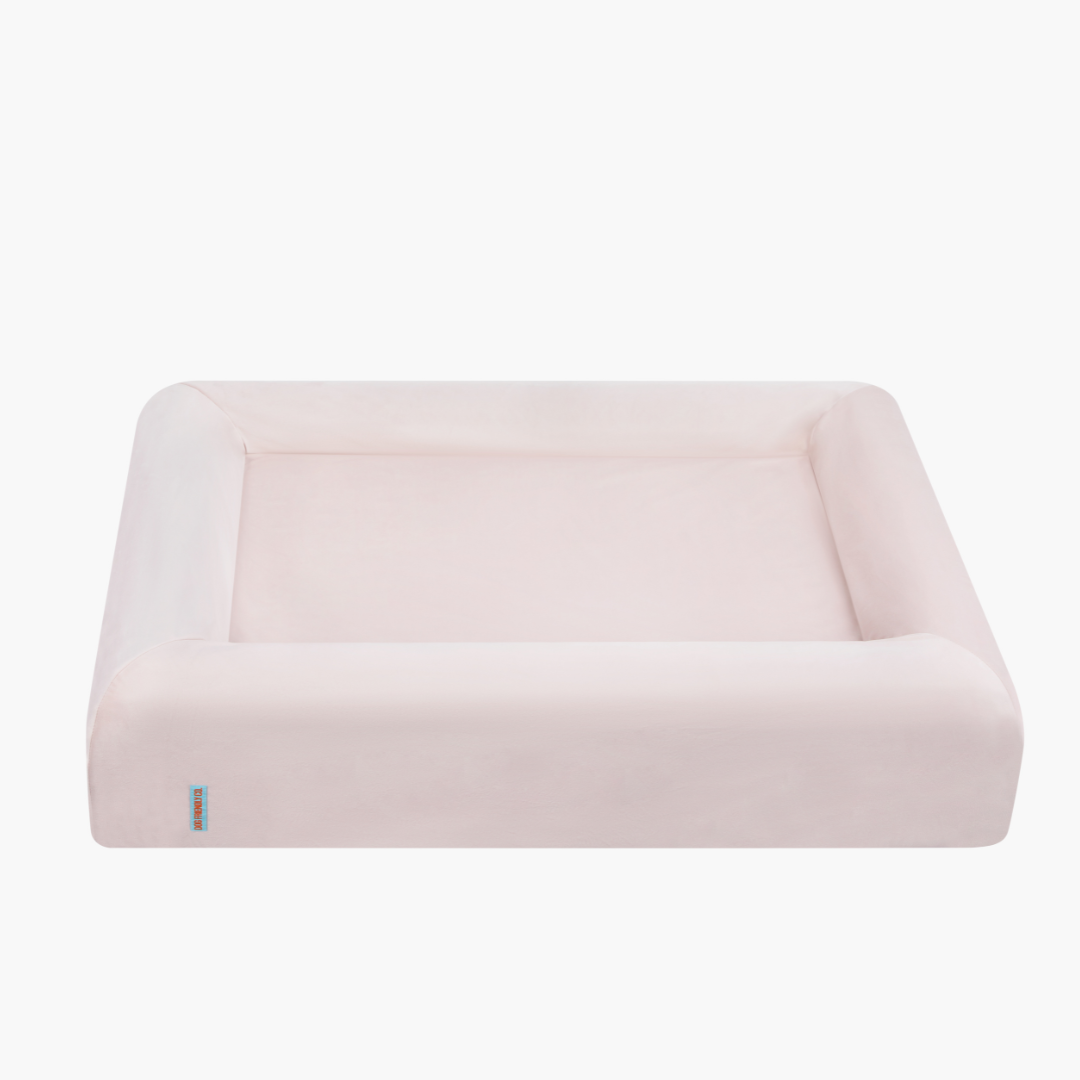 Velvet Easy Fit Hundebettbezug - Rosa