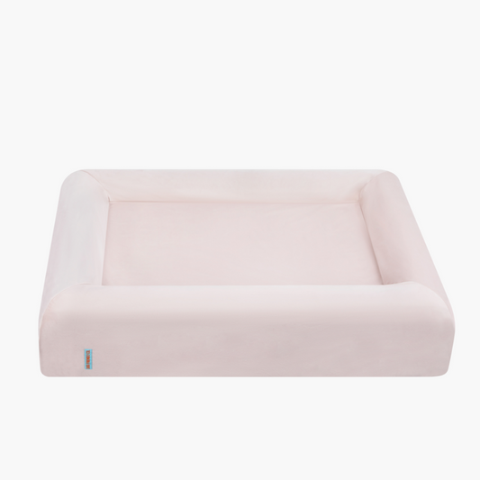 Velvet Easy Fit Hundebettbezug - Rosa