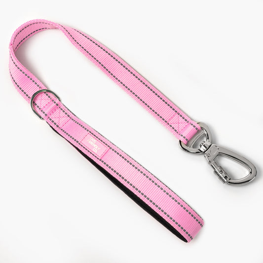 Kurze Trainingshundeleine - Rosa