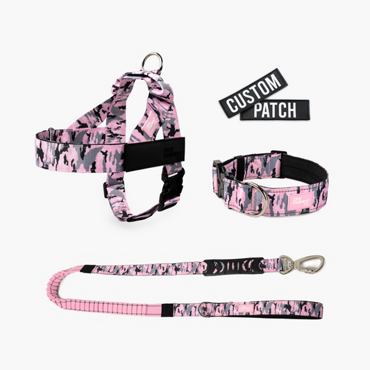 Hundeliebhaber-Paket - Rosa Tarnmuster