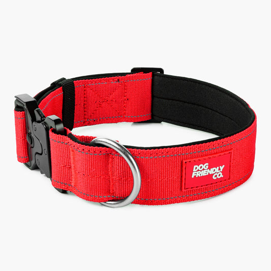 Taktisches Hundehalsband - Rot