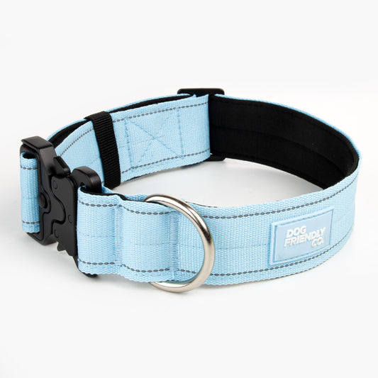Taktisches Hundehalsband - Himmelblau