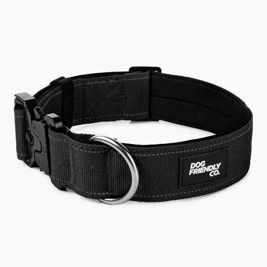 Taktisches Hundehalsband - Schwarz